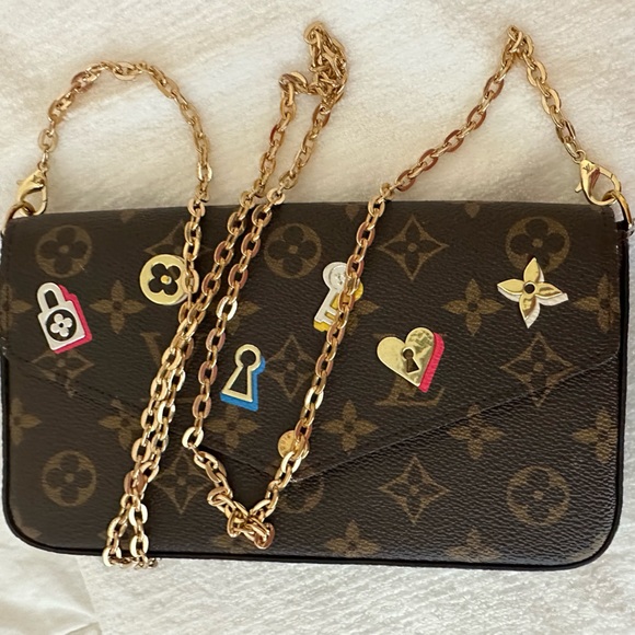 LOUIS VUITTON Felicie limited edition 3pc crossbody bag pochette - Picture 5 of 8